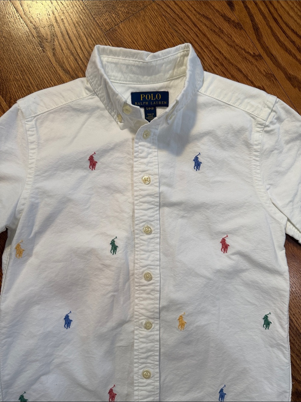 Boy’s Polo Ralph Lauren Button Up Shirt. Size Small 8. Like New Condition. - Picture 7 of 11